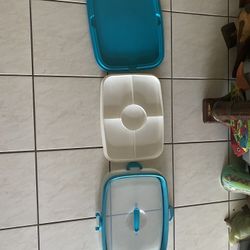 Party Platter Tupperware, Candlestick Holders