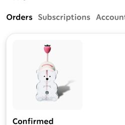Starbucks Strawberry Pink Bear Cup