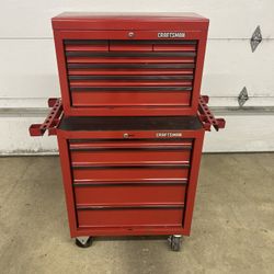 CRAFTSMAN Tool chest With Some Tools 