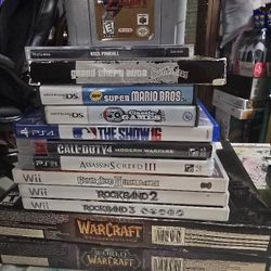 Games Wii Nintendo SD Genesis Ps2 Ps3 Xbox 250 All 