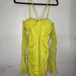 Oh Polly Lime Cocktail Dress