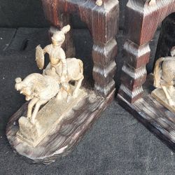 2 Antique Vintage  Bookends 