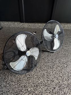 BILT HARD 20 inch Industrial Wall Fan, 4600 CFM, 3-Speeds High Velocity Wall Mount Fan with Sealed Motor, 2 Pack