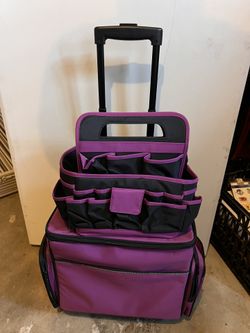 Like new Can Be Used As A Rolling Tool Bag Or Sewing Bag Or Arts And Craft Bag Or Whatever You Want