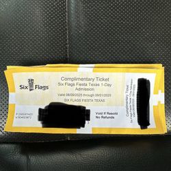 Six Flags Fiesta Texas Tickets