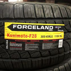 305/45/22 New Set Of Tires 