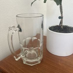 FREE Large Heavy Glass Beer Stein 