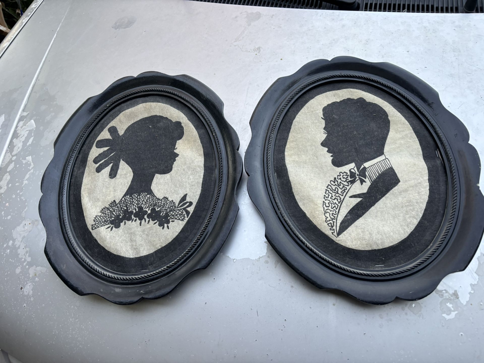 Silhouette Picture, Man And Woman