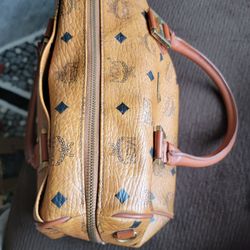 Mcm Boston Cognac Bag