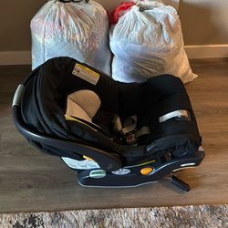 Baby Clothes And Car Seat