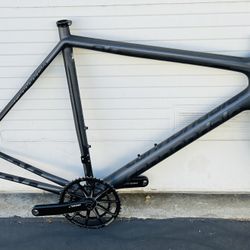 Cannondale Evo Hi Mod 54cm Frameset And Hollowgram Compact Cranks