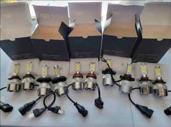 H11 H8 H9 9006 Hb3 9005 Hb4 H13 9007 H1 9004 H4 880 LED Bulbs Bombillas Focos Luces Chevy Gmc Ford