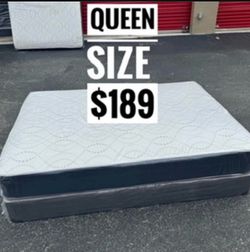 Queen Mattress Set – Medium – Brand New – Delivery Available 🚚