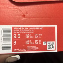 Low Nike Dunks