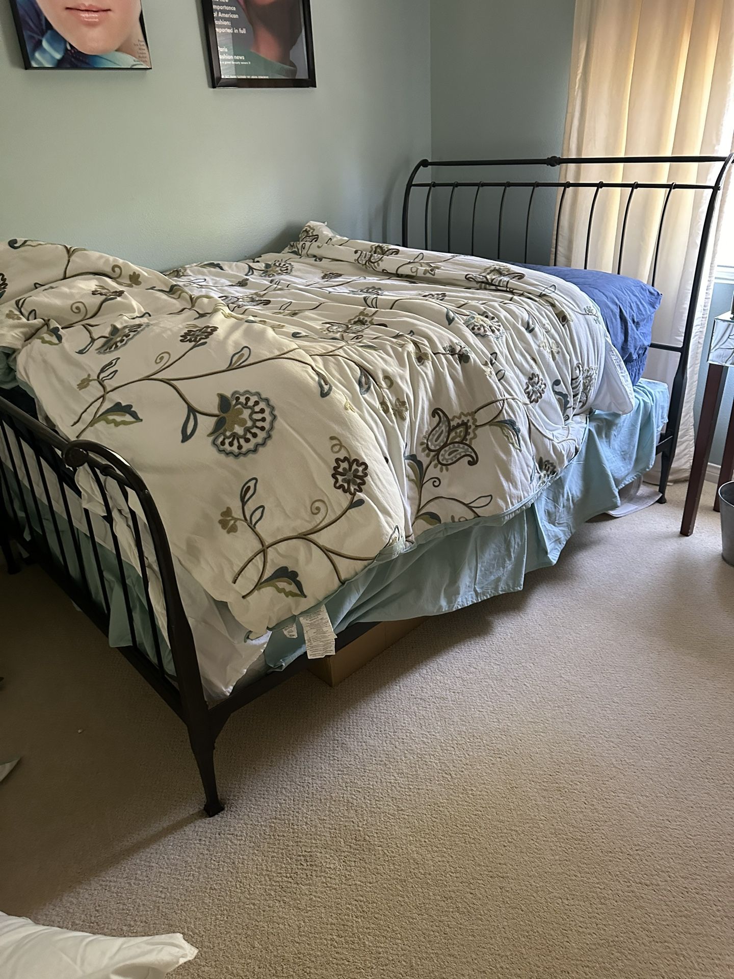 Bronze Wrought Iron Bed Frame