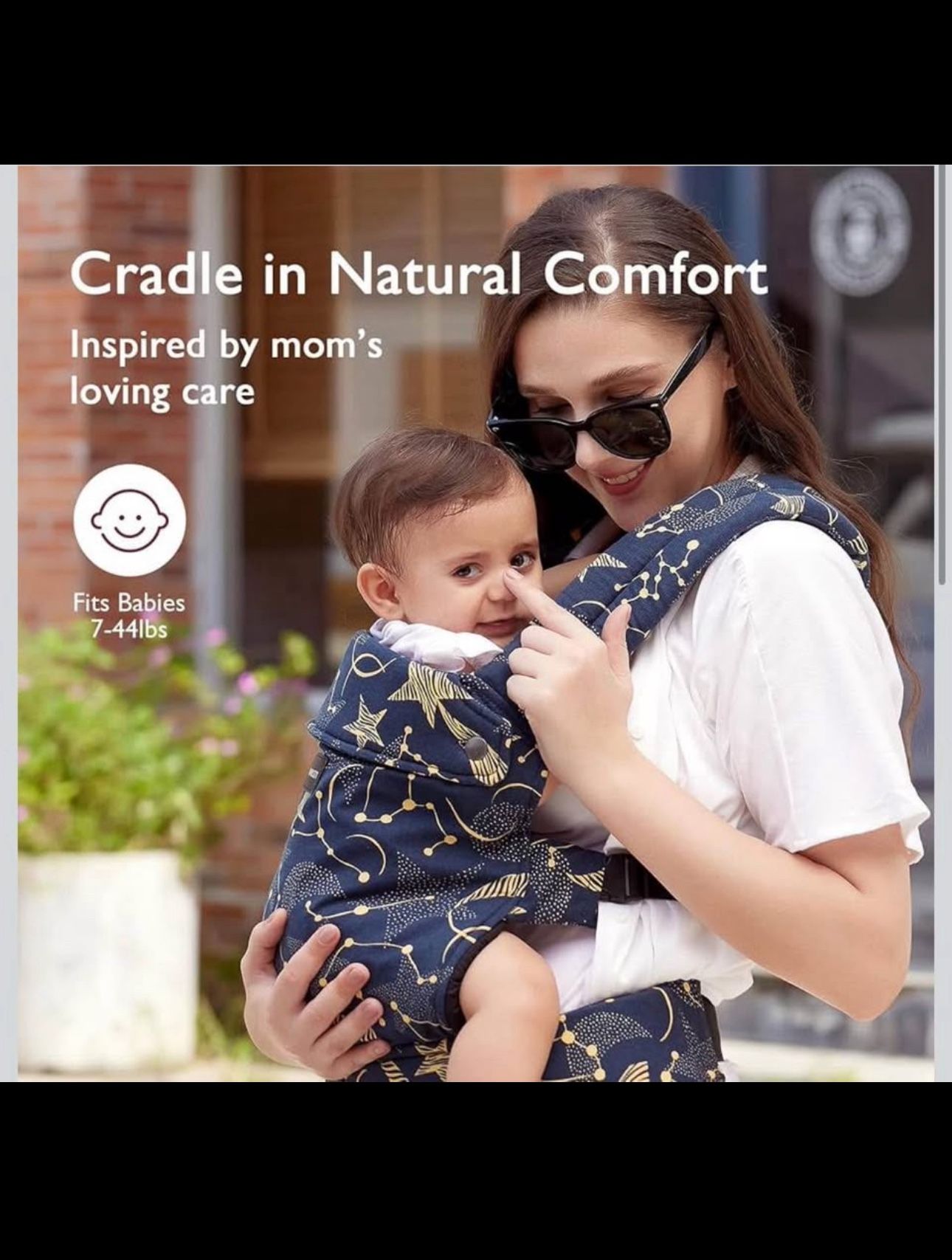 Momcozy Baby Carrier - Ergonomic, Cozy and Lightweight Carrier