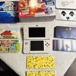 New Nintendo 3DS Pokemon 20th Anniversary Red/Blue Bundle