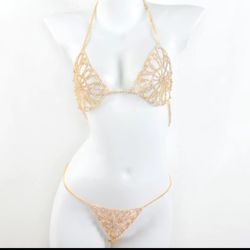 Crystals Diamonds Jewelry Underwear For Women 