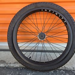 20 inch bmx front wheel 20x2.4 (2 tires)