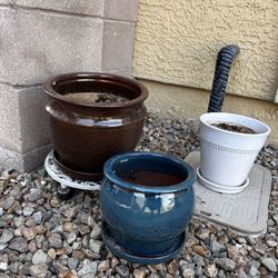 3 Flower Pots
