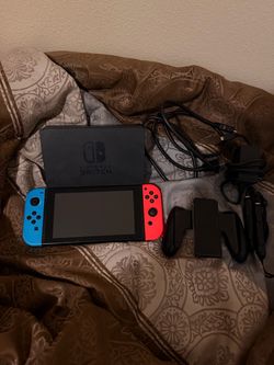 Nintendo Switch with 64gb memory card