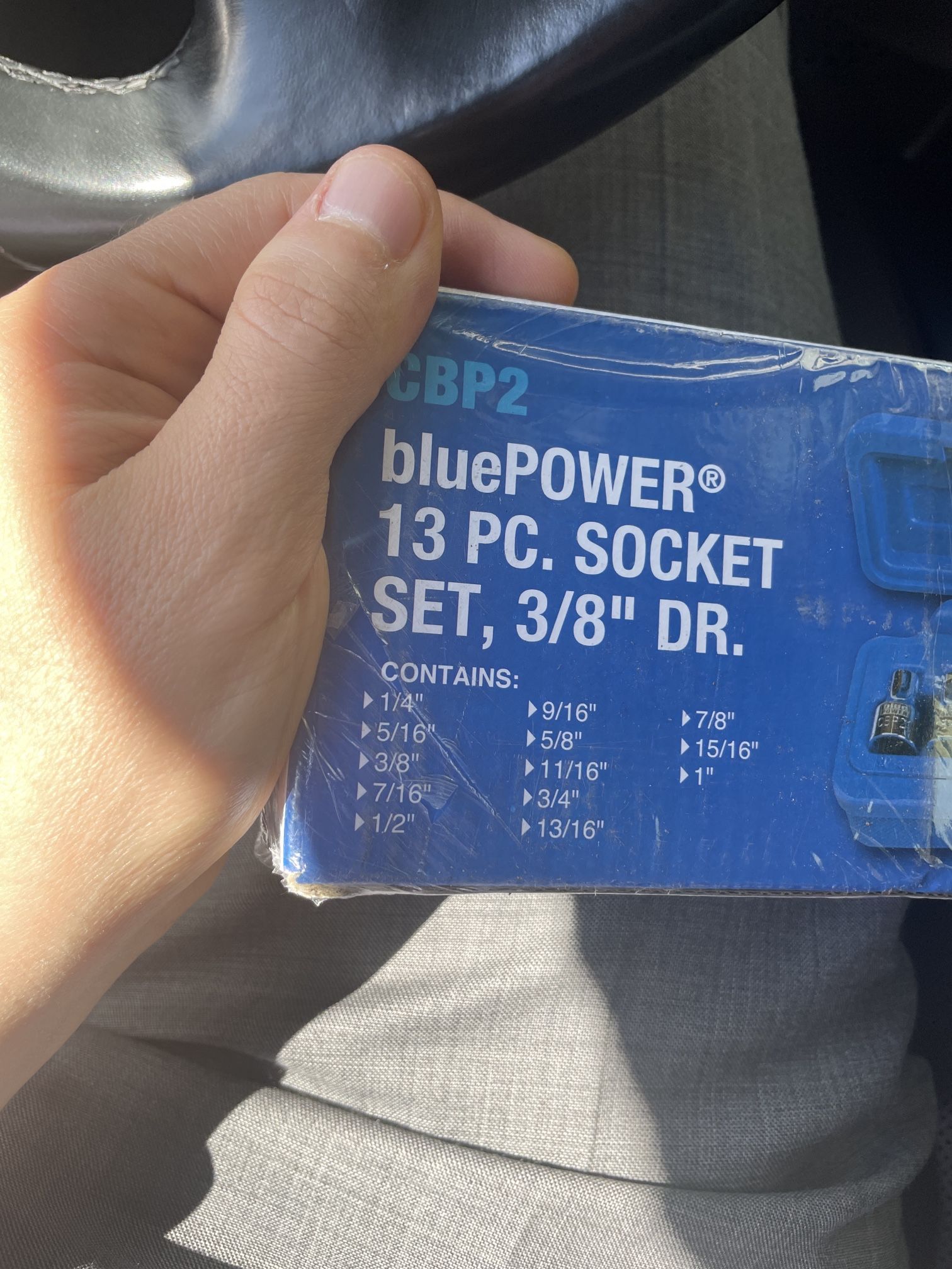 Cornwell Tools Blue Power 13pc Socket Set 3/8" Drive CBP2