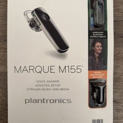 NEW Plantronics Marque M155 Black Wireless Bluetooth Handsfree In-Ear Headset