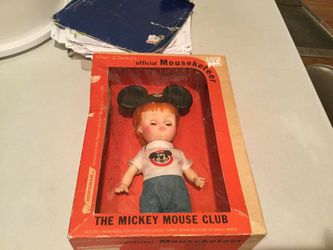 Walt Disney official Mouseketeer Mickey Mouse club Horseman doll