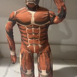 Figura del Titán Colosal de Ataque a los Titanes, juguete de peluche grande de Bakibaki
