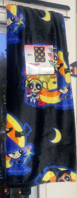 Powerpuff Halloween blanket