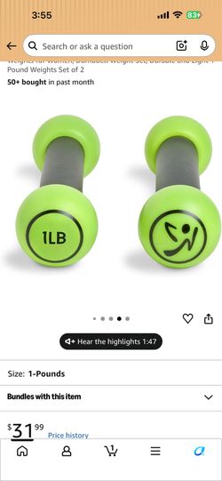 Zumba weights