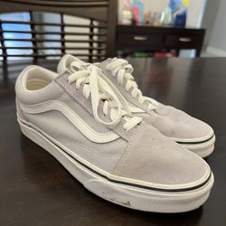 Vans Shoes White And Gray