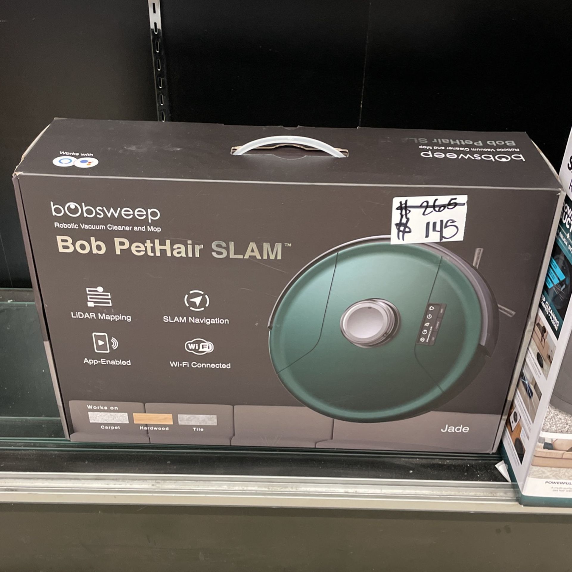Bob Pet hair Slam Robot Vacuum Cleaner And Mop Jade