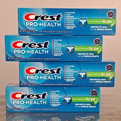 Crest Pro-Health Toothpaste 4.3oz ( With A Touch Of Scope )