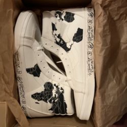 Vans Sk8-Hi Re-Issue Save Our Planet Classic White/Black Sneakers