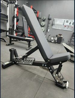 BRAND NEW Adjustable Weight Bench, Incline To Flat, Squat Rack, Bumper Plates, Barbell, Gym Mats Rubber Flooring 