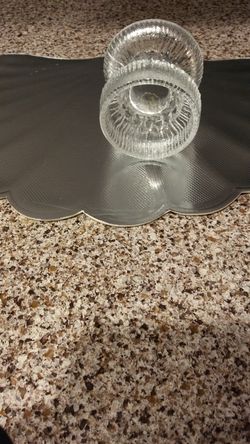 Crystal candle holder