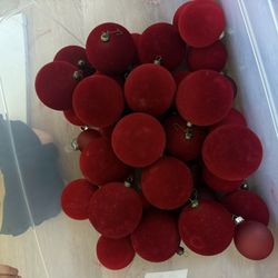 Velvet Glass Ornaments