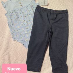 Carters 2pc Set Girl Toddler 24 months