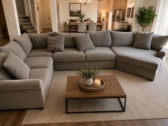 Macy’s Napa Oversized Sectional Sofa – Delivery Available