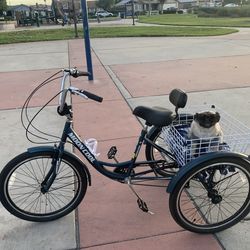 Mooncool Tricycle 24 Inch 7 Speed Cruiser
