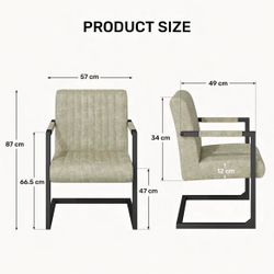 Set Of Two Dinning Chairs