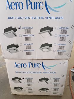 Aero Pure ABF80G15W Bath Fan – Lot of 2 new available now