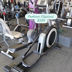 Elliptical With Incline 