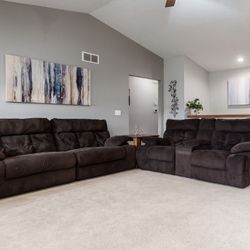 Brown couch set (3 Piece)