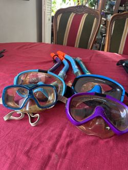 Professional Diving Equipment Mask Fins Snorkel Scuba Diver