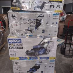 A Pallet Made Specifically For Online Venders. Each Lawn Mower Is $399 At Lowe's. 2 Are Brand New. Table Saw Is $199.