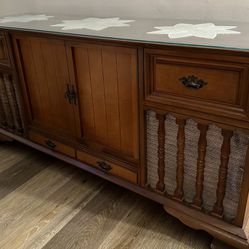 Record Player Console Table