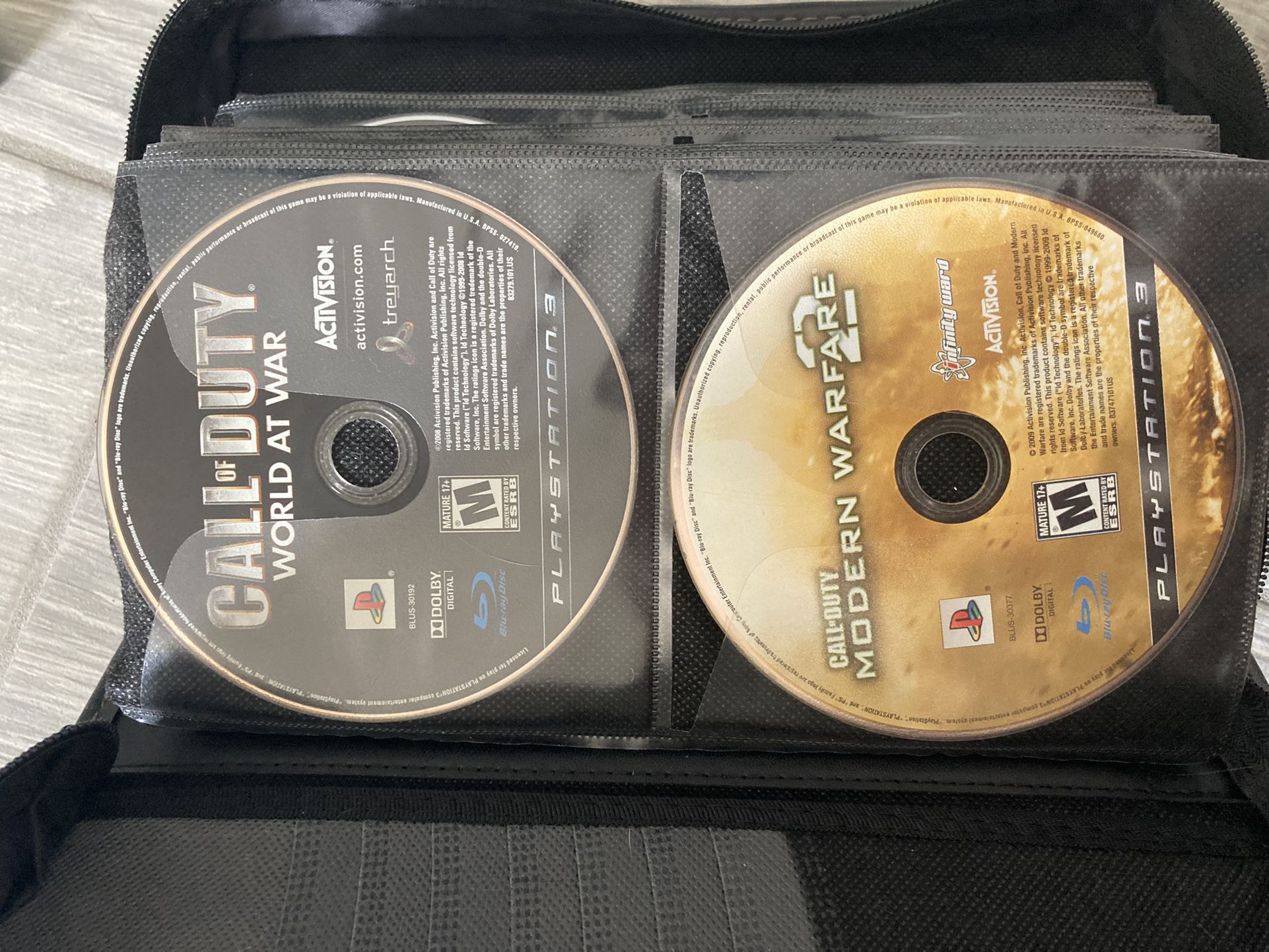 PS3 Games In A Leather CD Case 