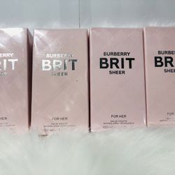 $55 Each Burberry  Brit Sheer For women Perfume It’s 100ml Each Bottle And Pick Up Gahanna